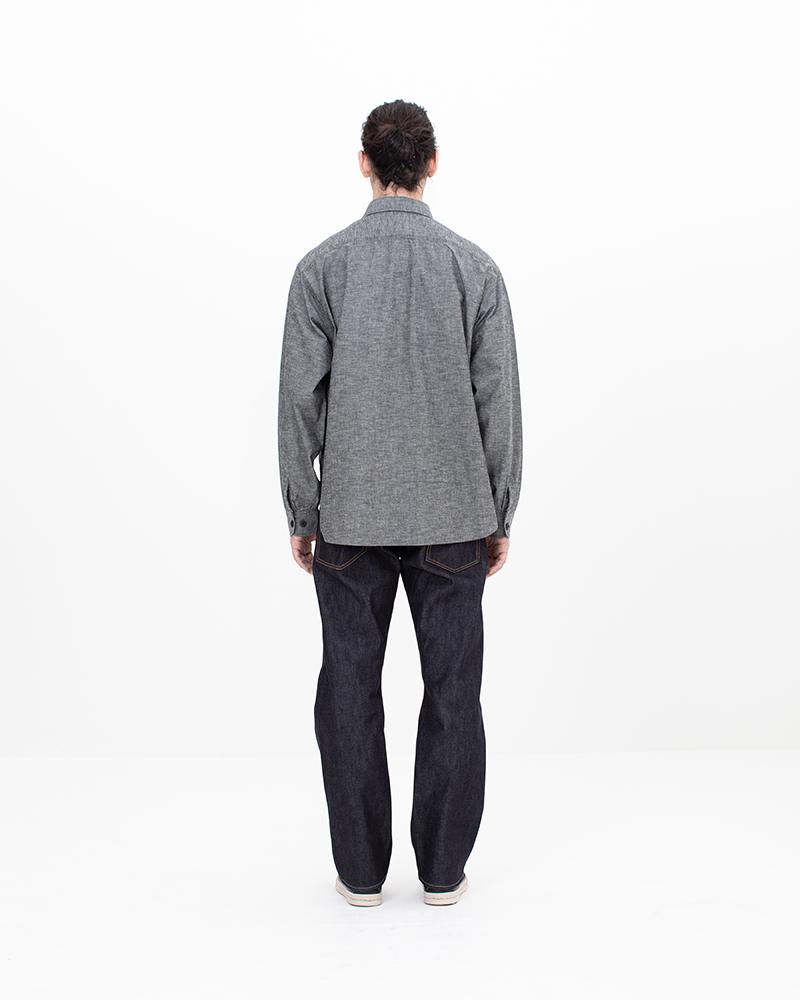 BRIGGS CHAMBRAY L/S DMGD | Visvim Official North American Web Store